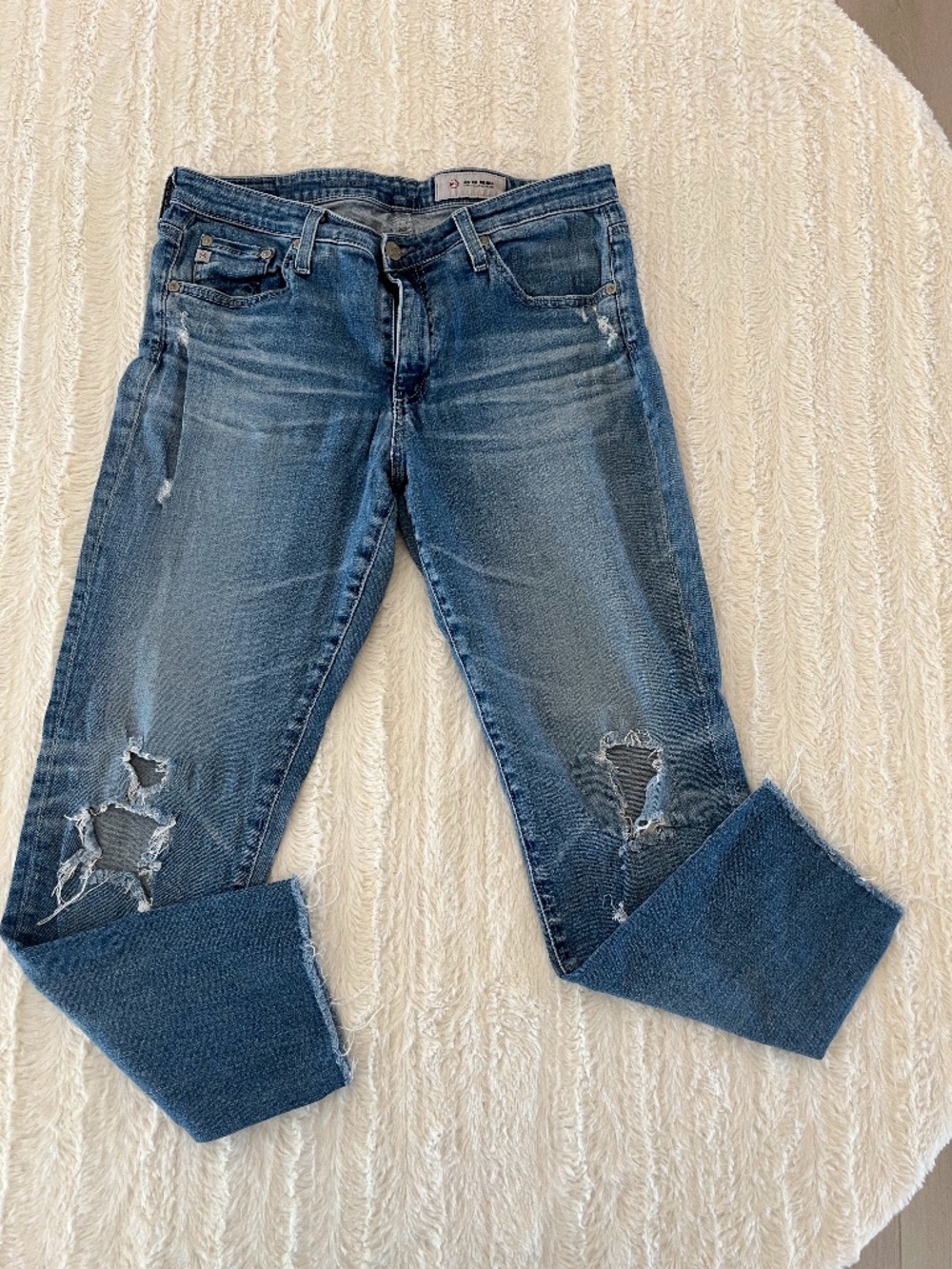 AG ED Adriano Goldschmied distressed jeans - Size 30R